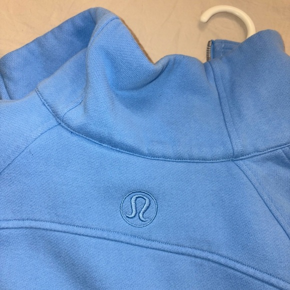 Blue Lululemon Scuba Half-Zip - Picture 4 of 5